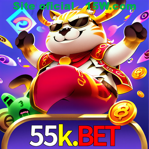 Imagem promocional da 55k.bet mostrando a plataforma e suas vantagens