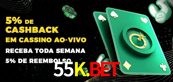 Promoções do cassino ao Vivo 55K.Bet
